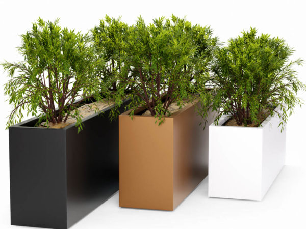 Bac rectangulaire en resine gamme Cataleya PRE1001